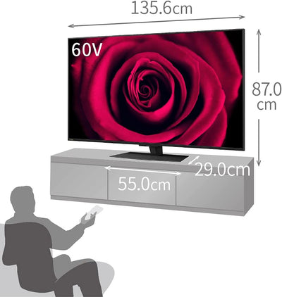 Sharp 60V LCD TV AQUOS 8T-C60DW1 8K 4K + conexão de fibra óptica Internet!