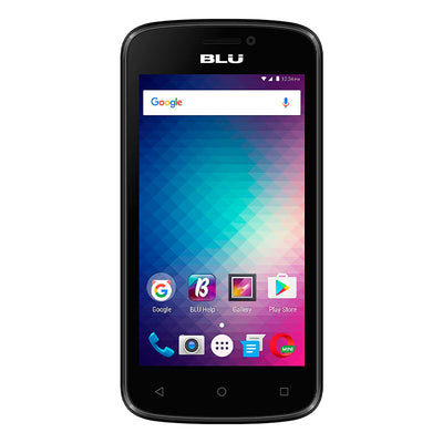 BLU Advance 4.0 m Desbloqueado gsm Dual-Sim Quad-core Android Marshmallow スマートフォン – Preto